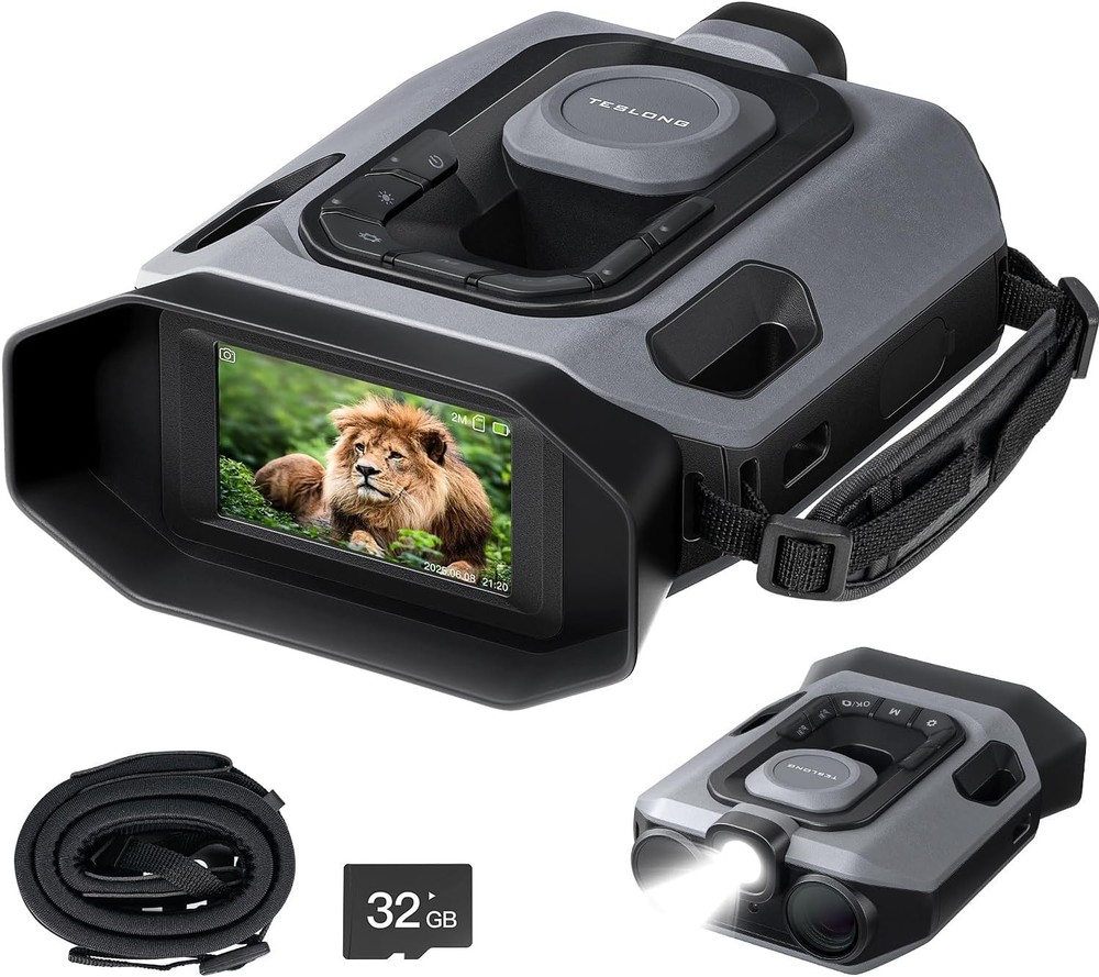Teslong 10X Zoom Digital Night Vision Binoculars Infrared Night Vision Goggles