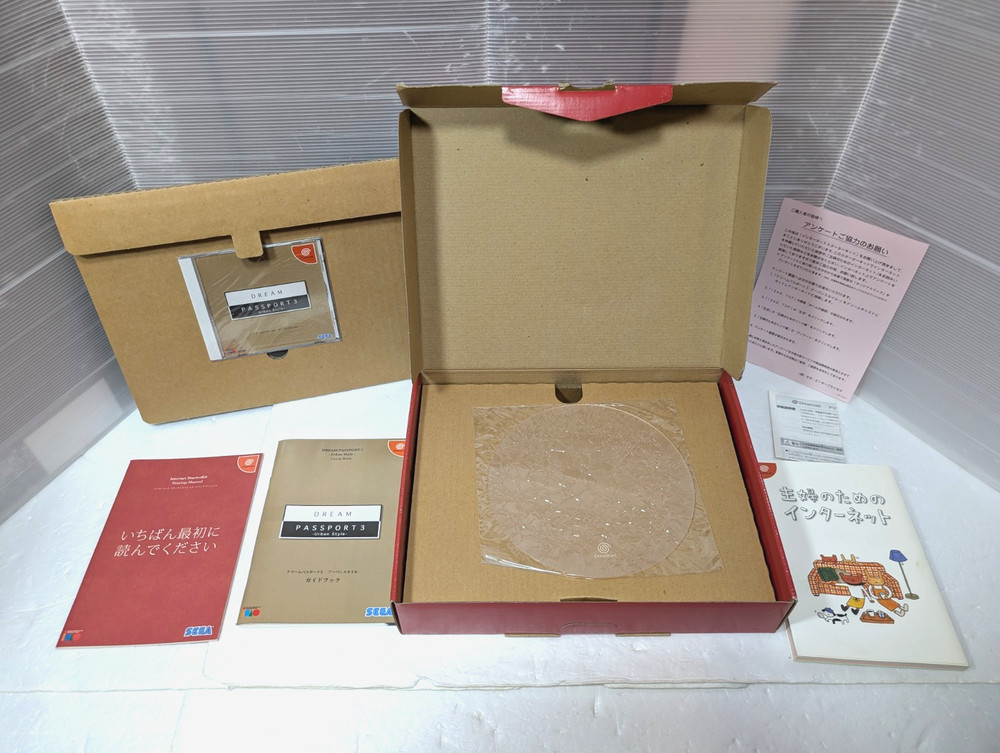 Dreamcast Keyboard Mouse INTERNET STARTER KIT SEGA DC Japan Box Manual
