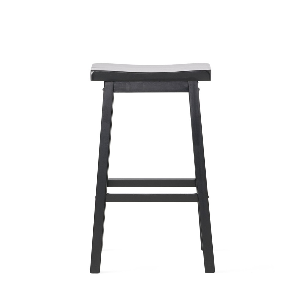 Saddle Barstool - for Home Bar, Kitchen Island, or Serving Area, Comfortable