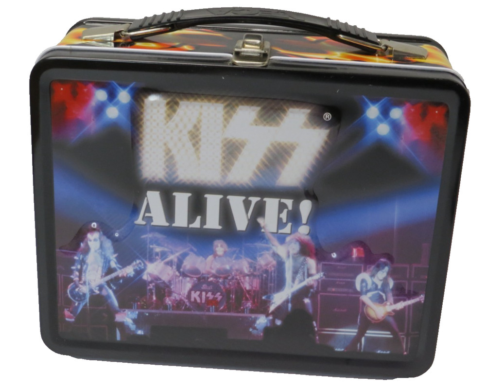 KISS ALIVE! LUNCHBOX AND THERMOS NECA 2001 UNUSED #1430 / 10,000