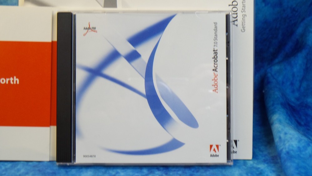 Genuine Adobe Acrobat 7.0 Standard Windows PDF Software w/ Keys