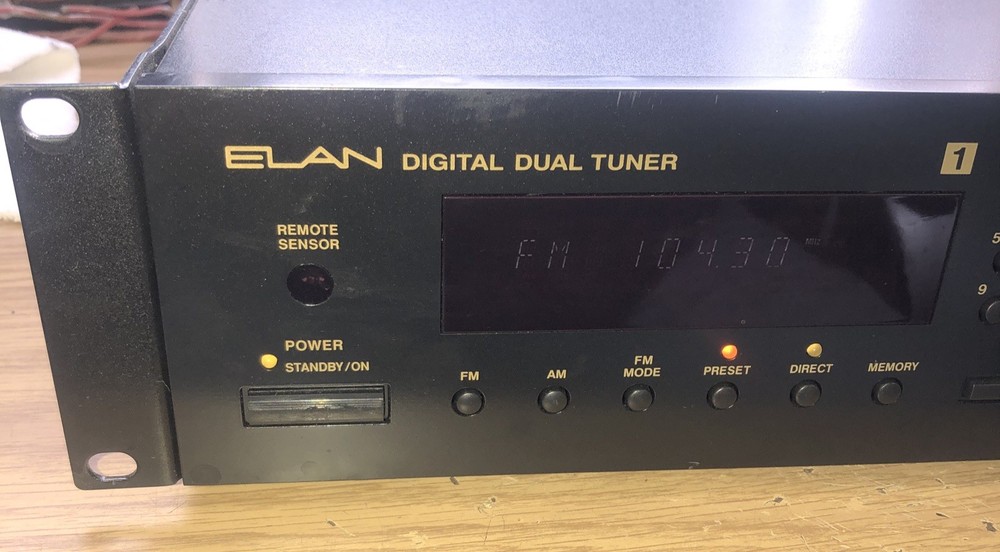 Elan DTNR Digital Dual Tuner. Powers Up Untested