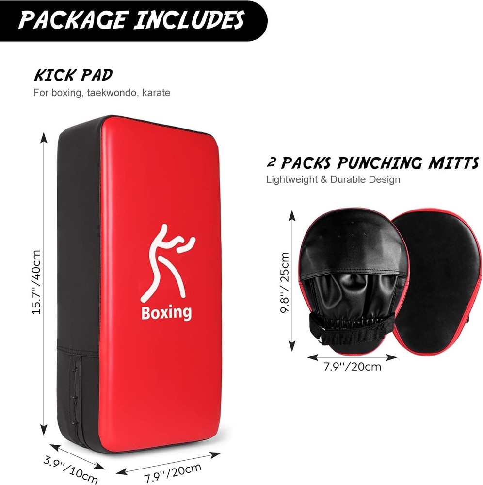 Professional Boxing Gear - Mitts and Kick Pack