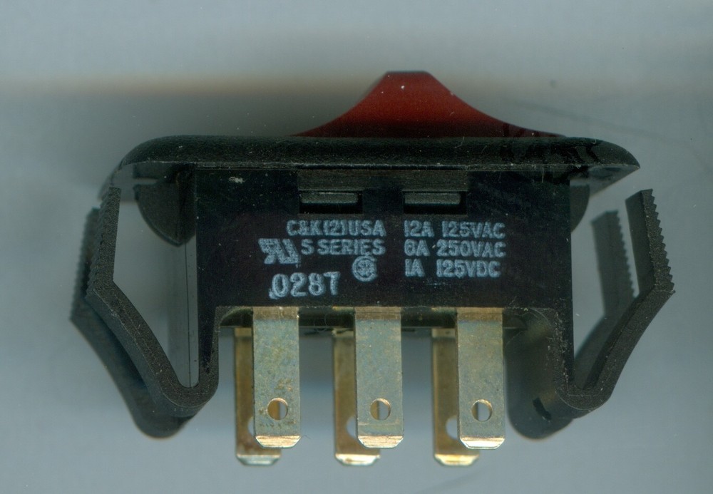 C&K S Series DPDT power switch
