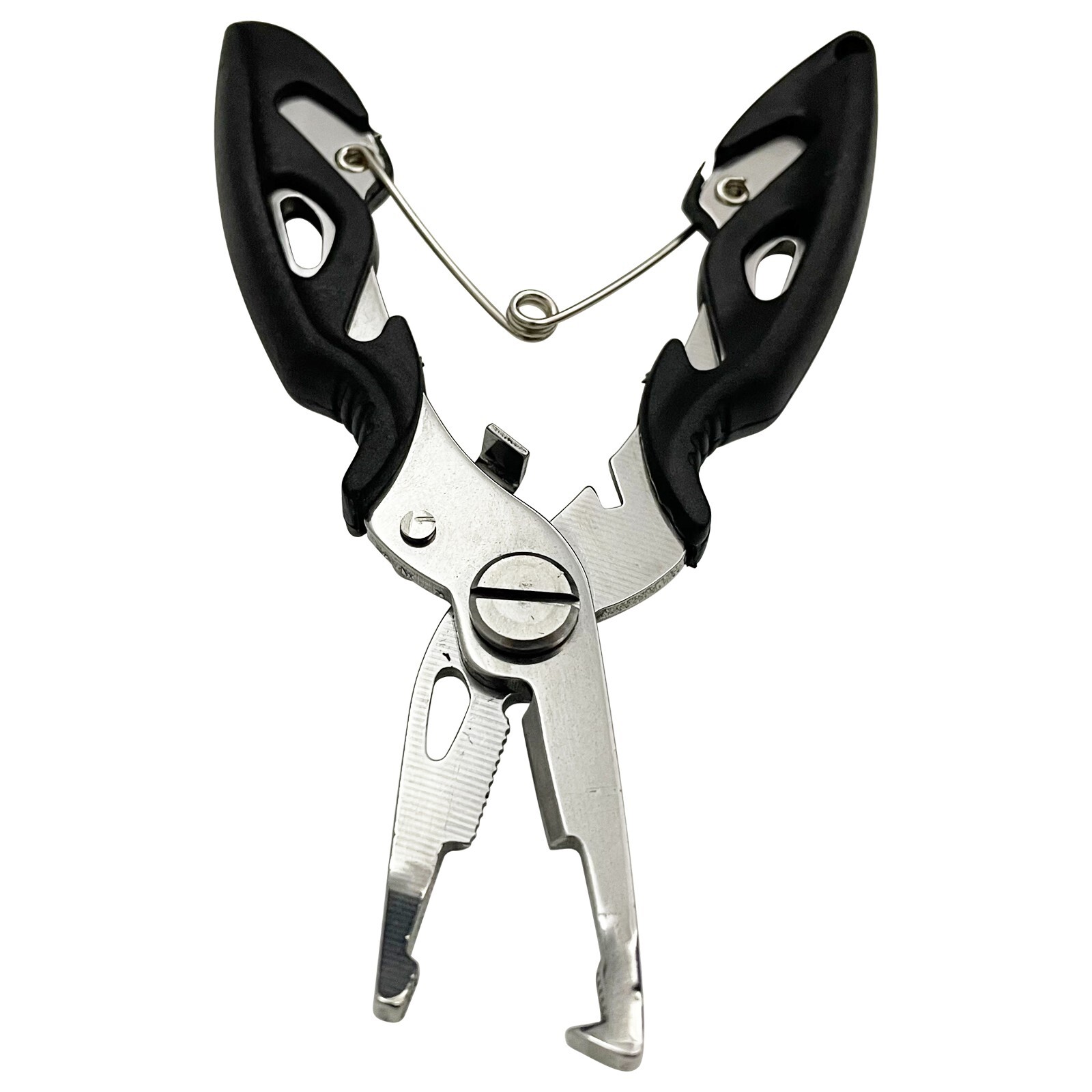 5” Lure Pliers Fishing Pliers Aluminum Split Ring-Hook Remover-Line Cutter