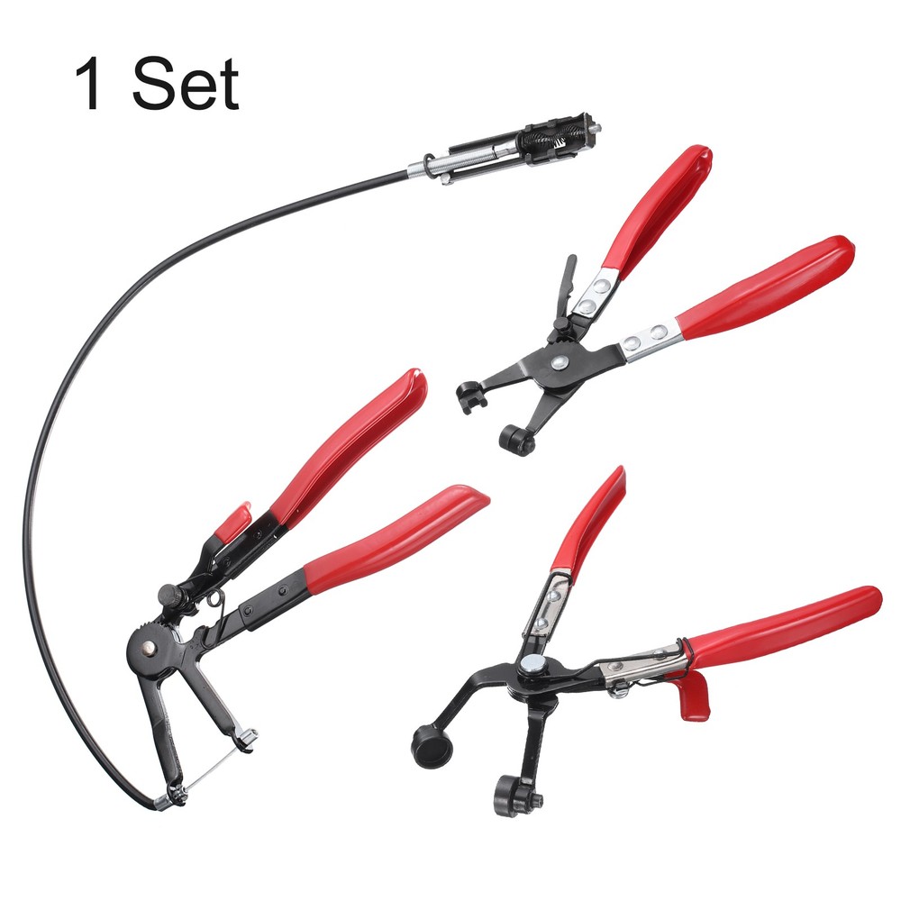 3pcs Hose Clamp Pliers Spring Clips Include Different Hose Clamp Tools