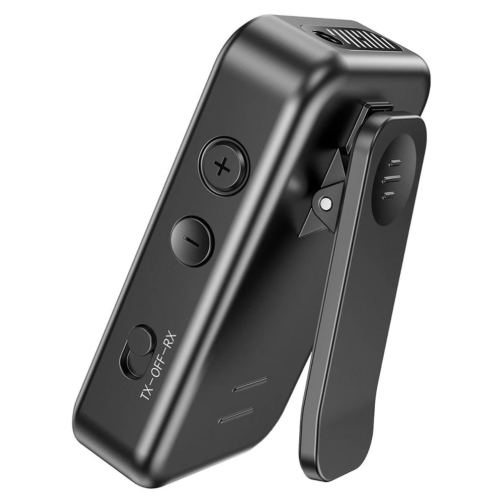 Car Bluetooth Adapter with Built-In Microphone for Hands-Free Calls and Music