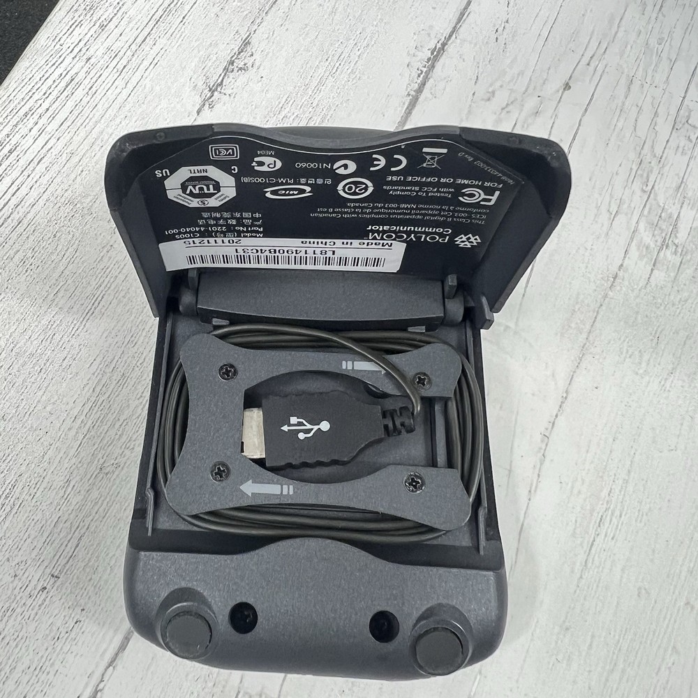 Polycom Communicator C100S USB Speakerphone for Skype-Grey