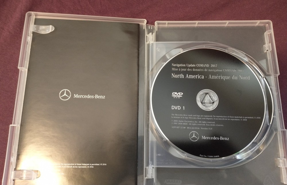 2009-2012 Mercedes ML GL E CLS SL Class Navigation DVD Map Final 2017 Update OEM