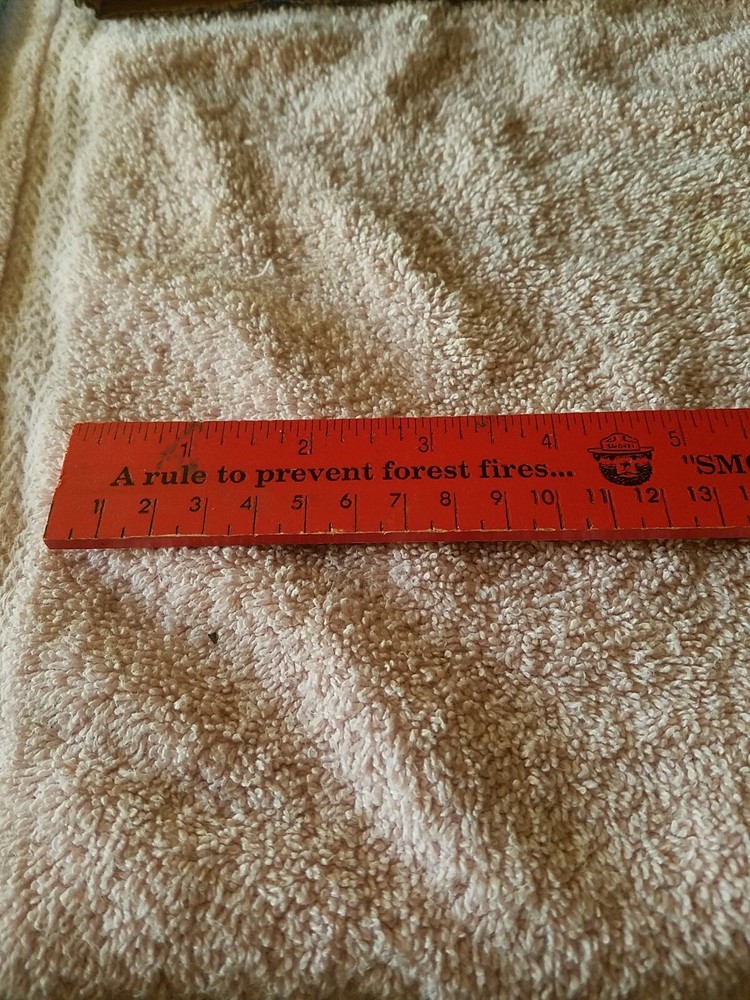 Smokey The Bear 12" Ruler