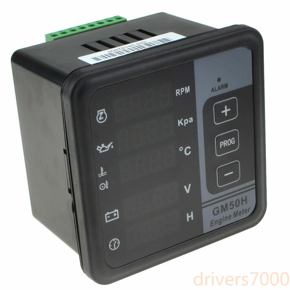 GM50H Digital Multi-function Generator Diesel Engine Meter Monitor Control Panel