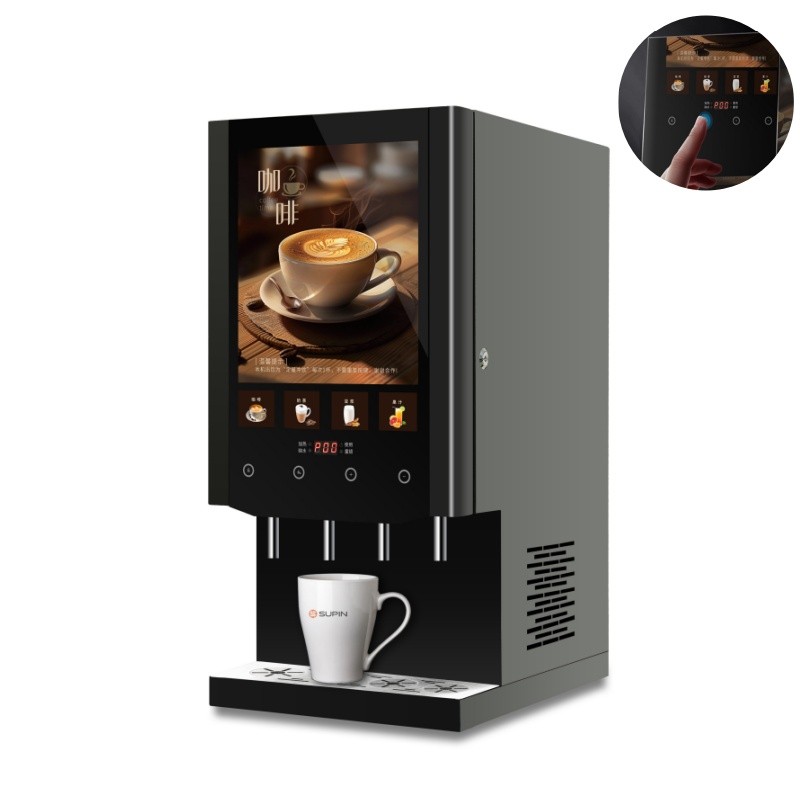 4 Flavors Office Coffee Machine Commercial Coffee Machine Instant Coffee Maker