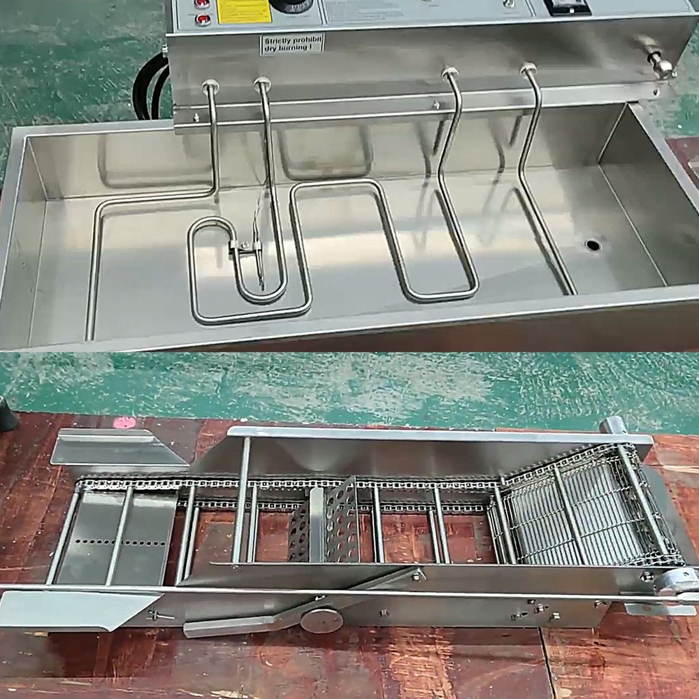 Kolice Commercial Automatic Double Rows Doughnut Maker, Donut Machine
