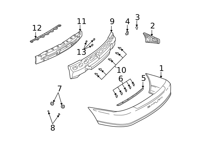 Genuine GM M8x1.25 Multi-Purpose Nut 11514519