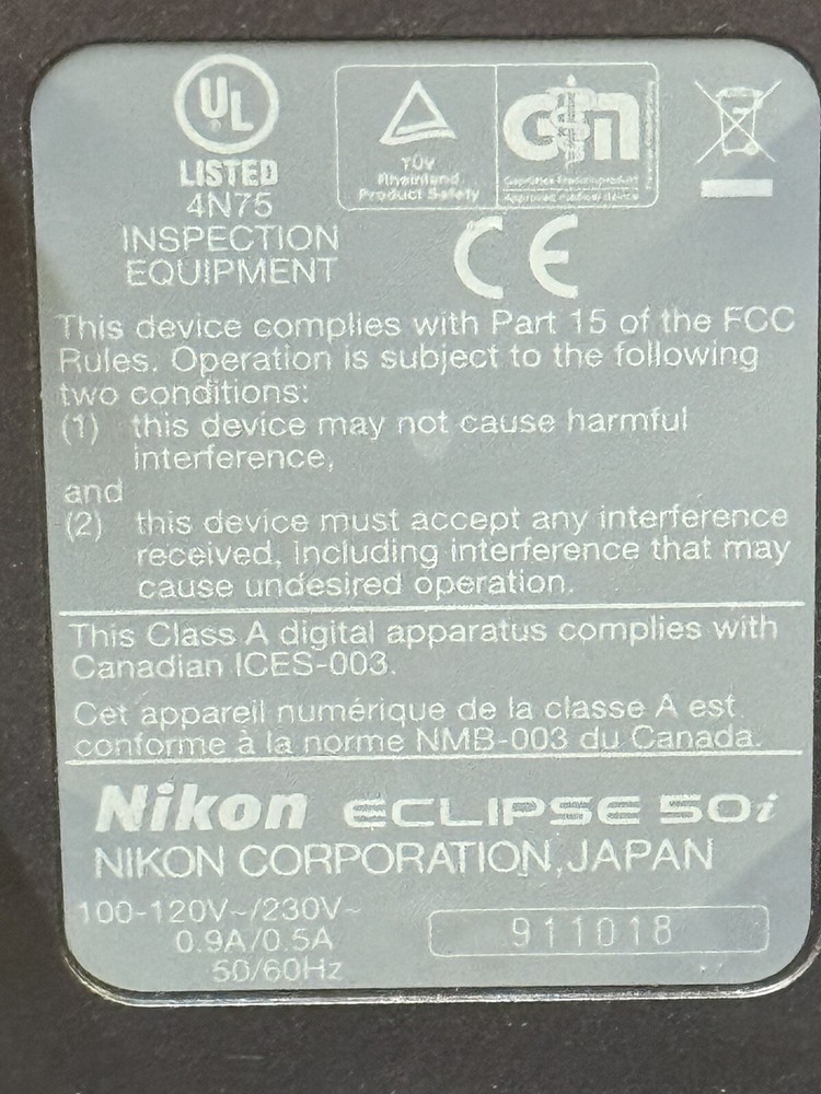 Nikon Eclipse 50i Upright LED Microscope