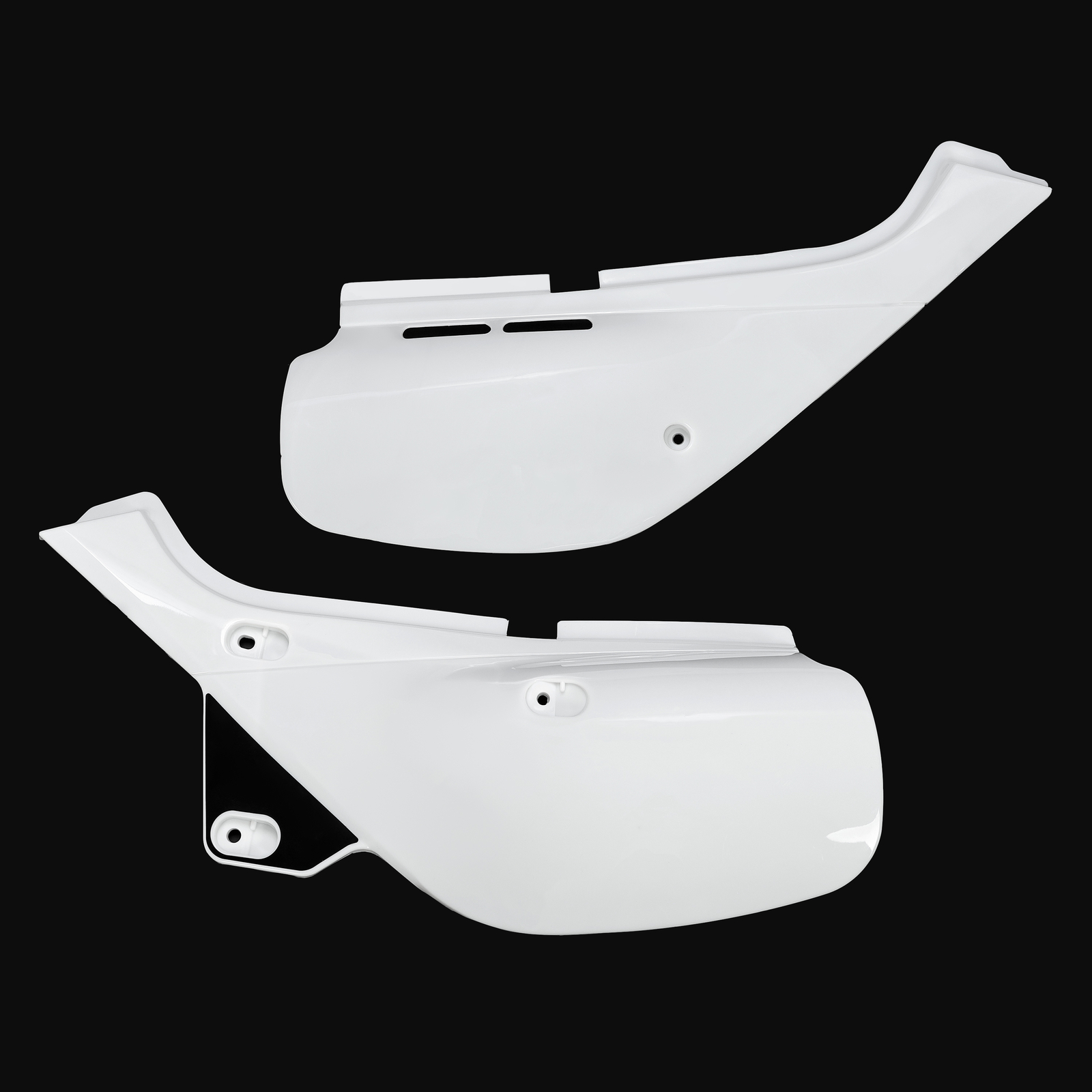 White Side Cover Panel Side Fairing Left+Right Fit For 93-21 Honda XR650L