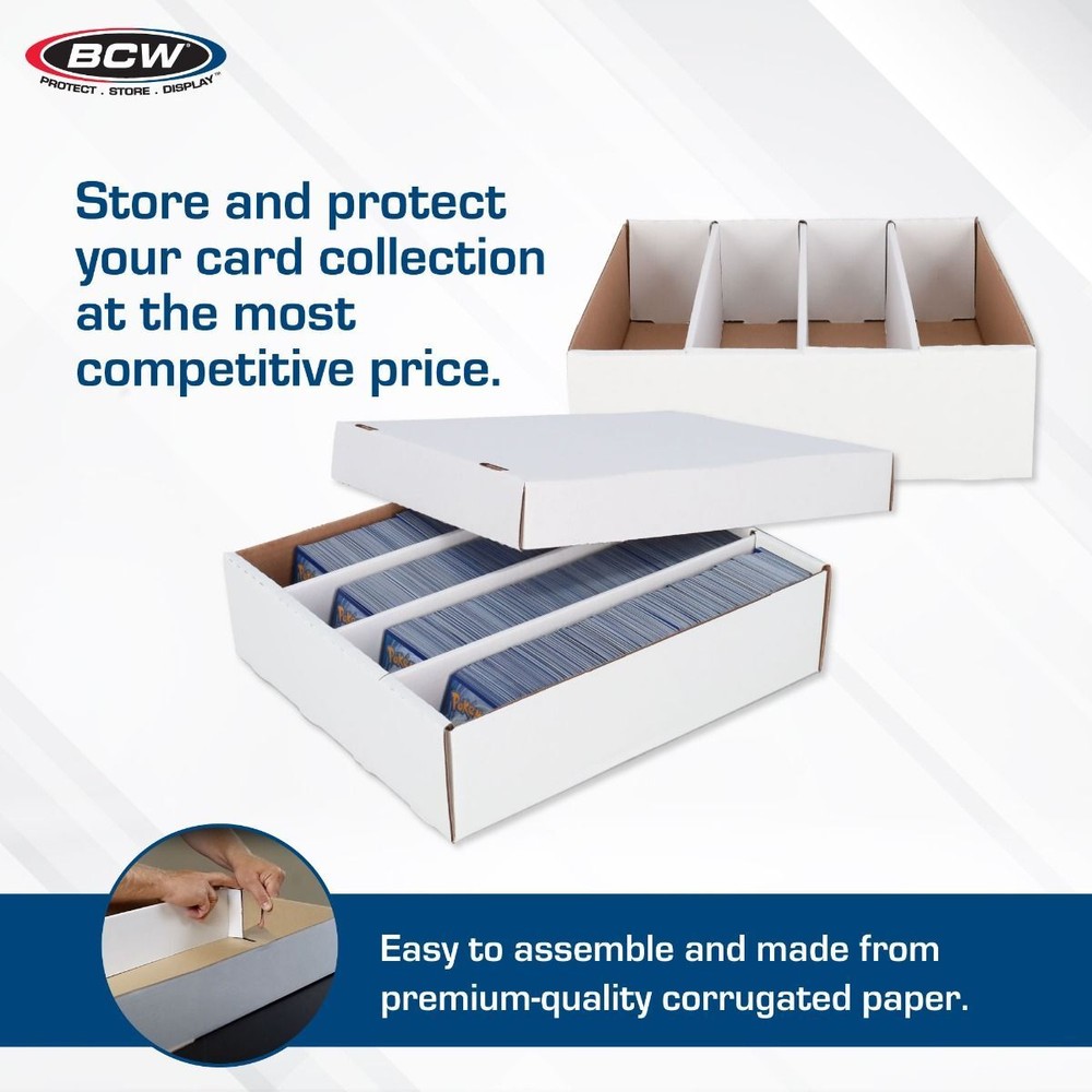 10 BCW 3200 count Monster Card Storage Boxes