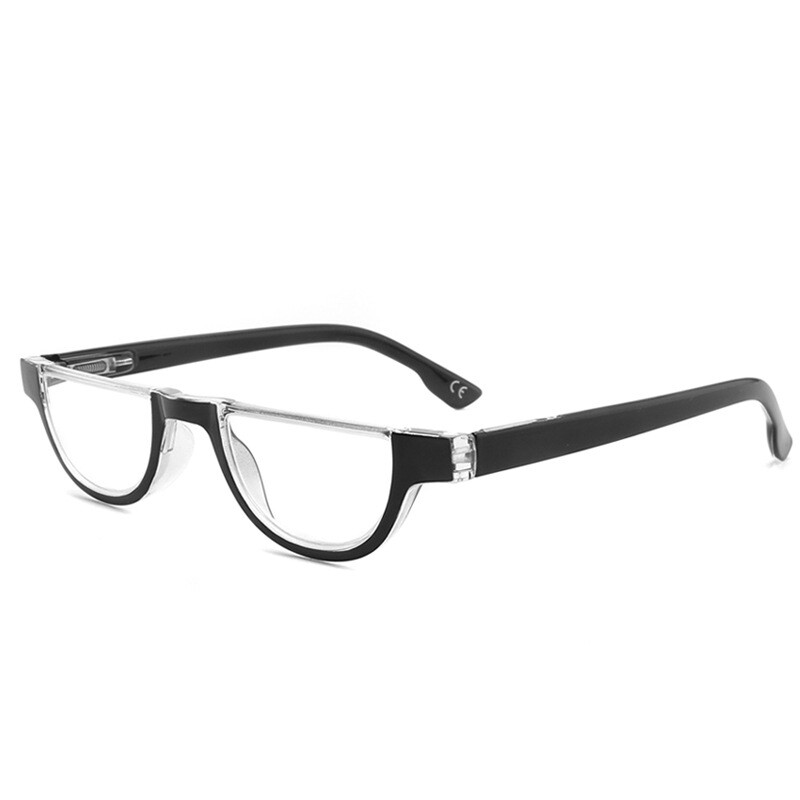 Kerecsen 4 Pack Reading Glasses Spring Hinges Half Moon Semi Rimless Reader New