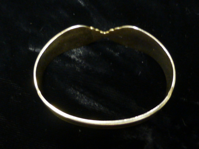 Norwegian 830 Fine Silver Napkin Ring