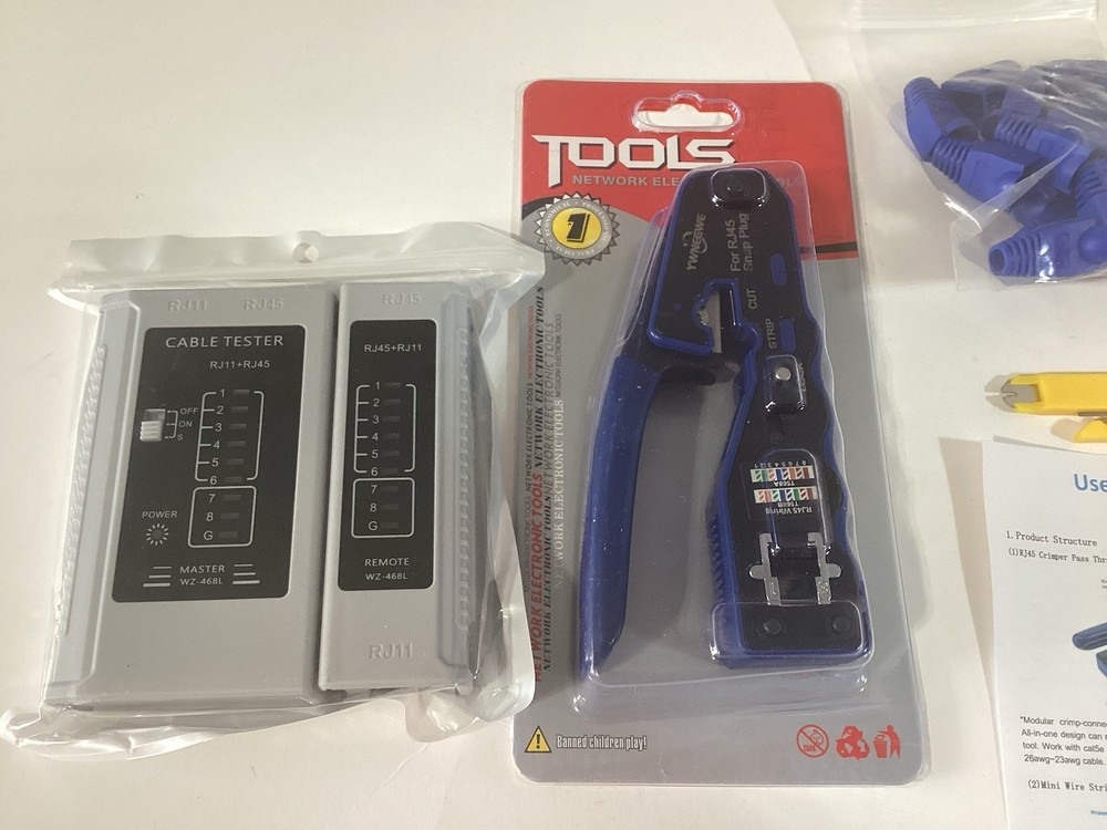 NETWORK RJ 45 ELECTRONICS KIT-PROCEEDS BENEFIT THE DENVER TOOL LIBRARY