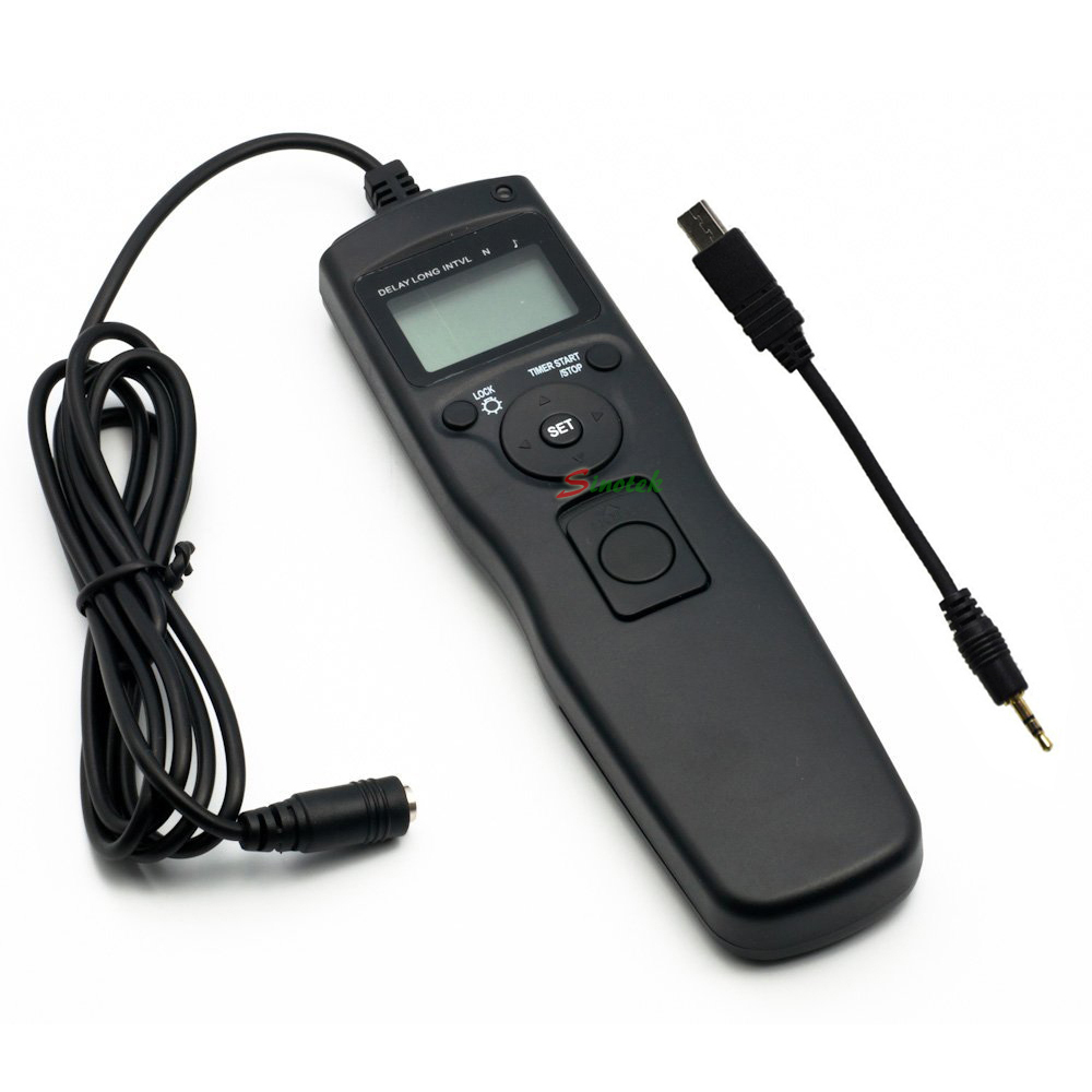 LCD Timer Remote Control Shutter Release for Sony A58 NEX-3NL A7 A7R A3000 A6000