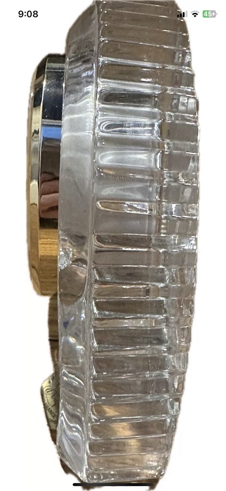 Cristal D’Arques Sunset Quartz Clock In Its Box