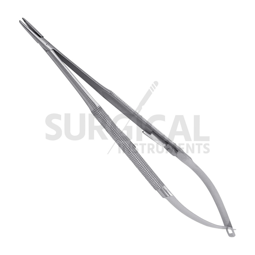 3 Pcs Castroviejo Micro Surgery Scissors + Needle Holder + Suture Tying Forceps