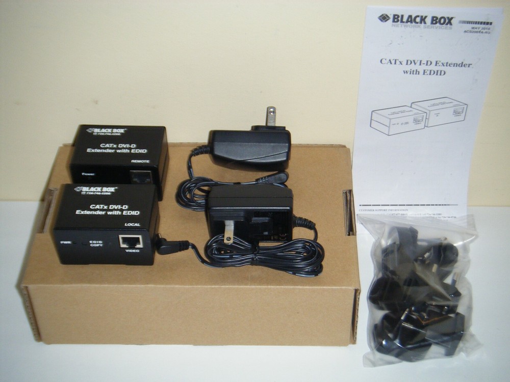Black Box Networking ACS2001A-R2 CATx DVI-D With DDC SL Extender Kit