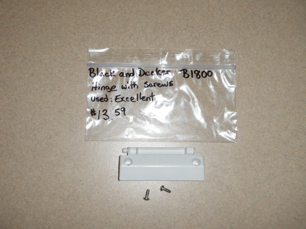 Black & Decker Bread Maker Hinge with Screws for Model B1800