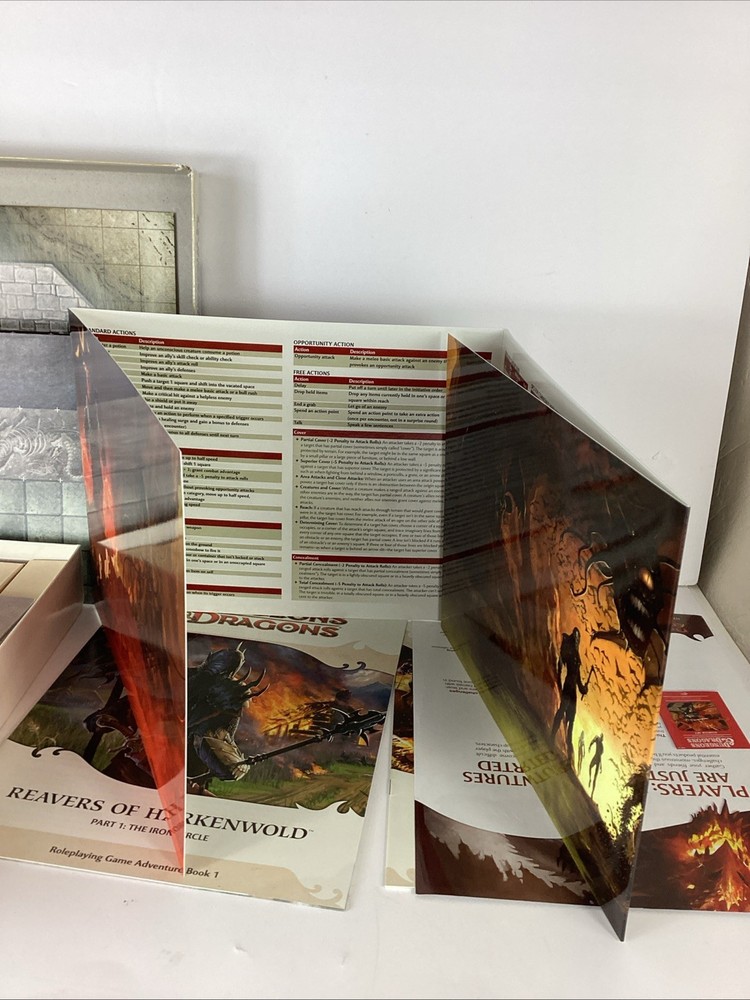 Dungeons & Dragons Essentials Dungeon Master's Kit 2010 Complete Unpunched