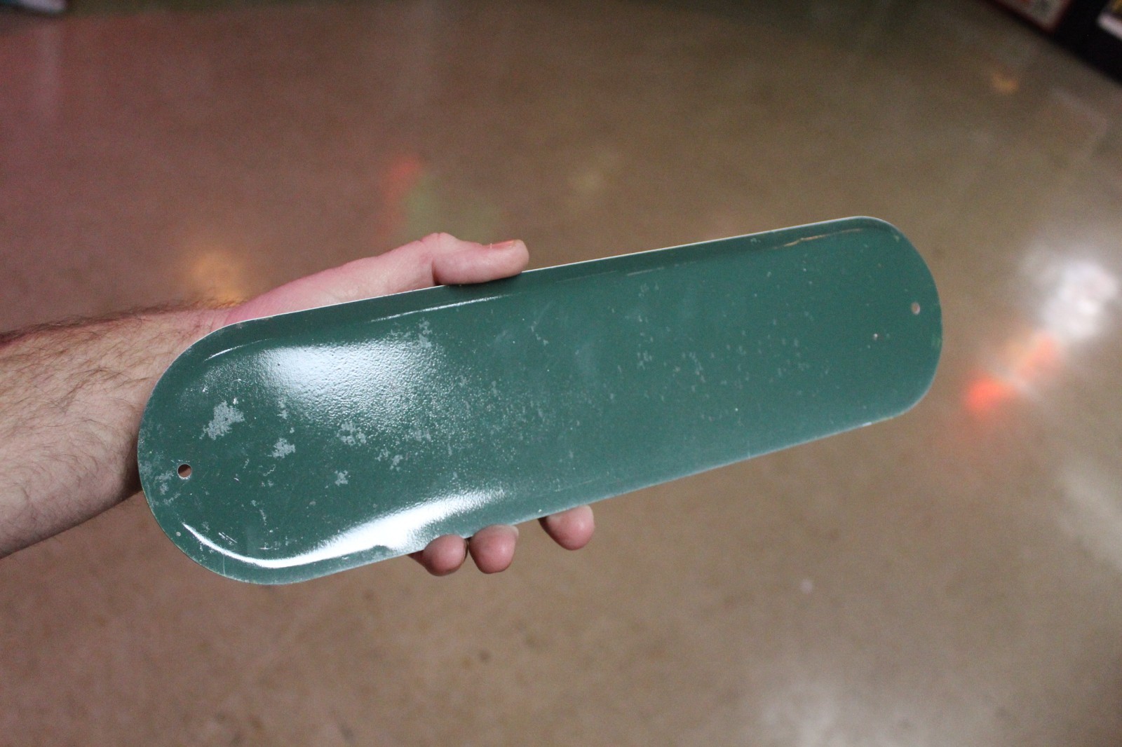 SCARCE 1954 ENJOY A PEPSI COLA STAMPED PAINTED METAL DOOR SIGN SODA BOTTLE CAP