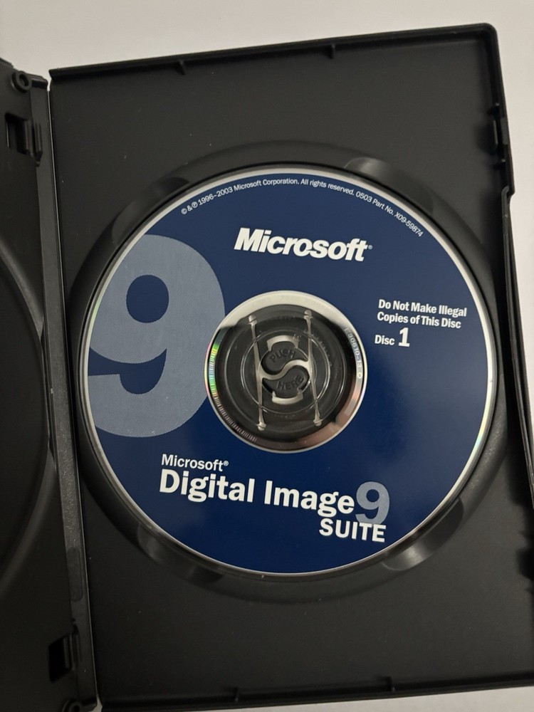 Microsoft Digital Image Suite 9 2003 For Windows 98/ME/2000/XP - Read Info