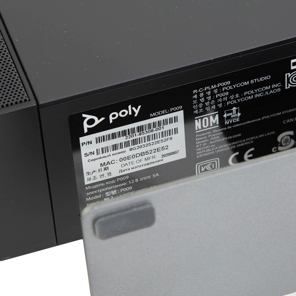 Polycom Studio P009 All-in-one USB 4K Smart Camera - SKU#2044823