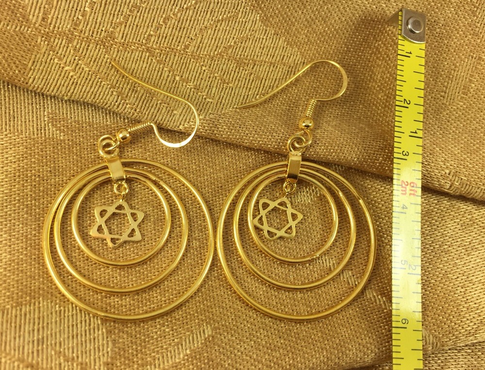 Gold Plated Earrings Handmade