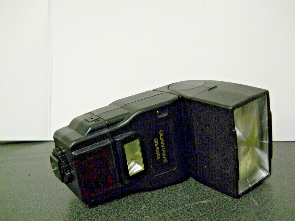Quantaray QTB-9500A Hi-Power Twin Auto Flash Shoe Mount Flash