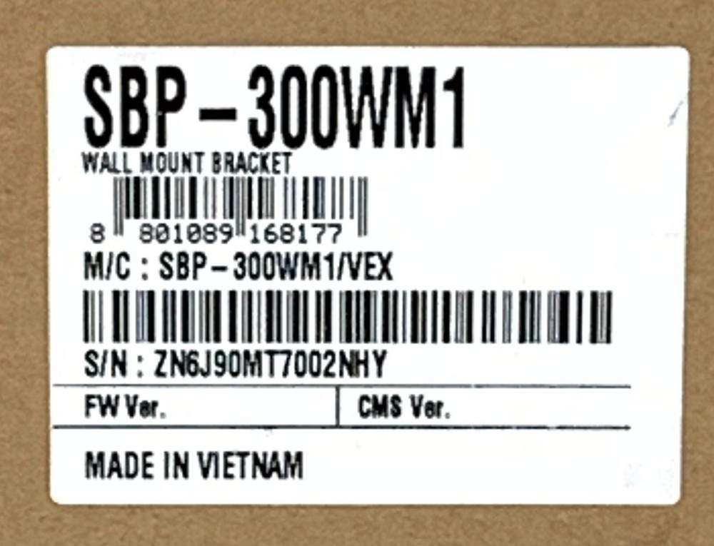 Hanwha Wisenet Techwin SBP-300WM1 Wall Mount Bracket
