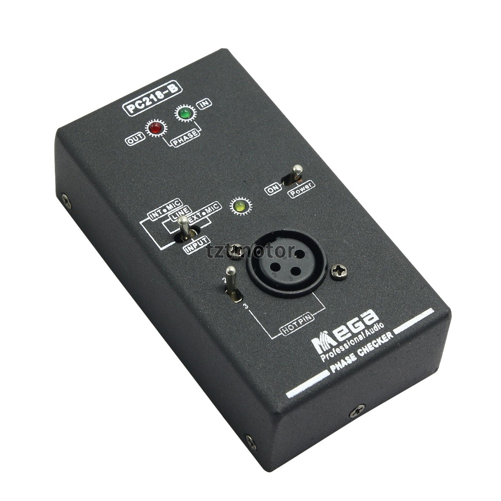 PC218 Phase Polarity Tester Checker Detector Audio Speaker Micro Sound Testing