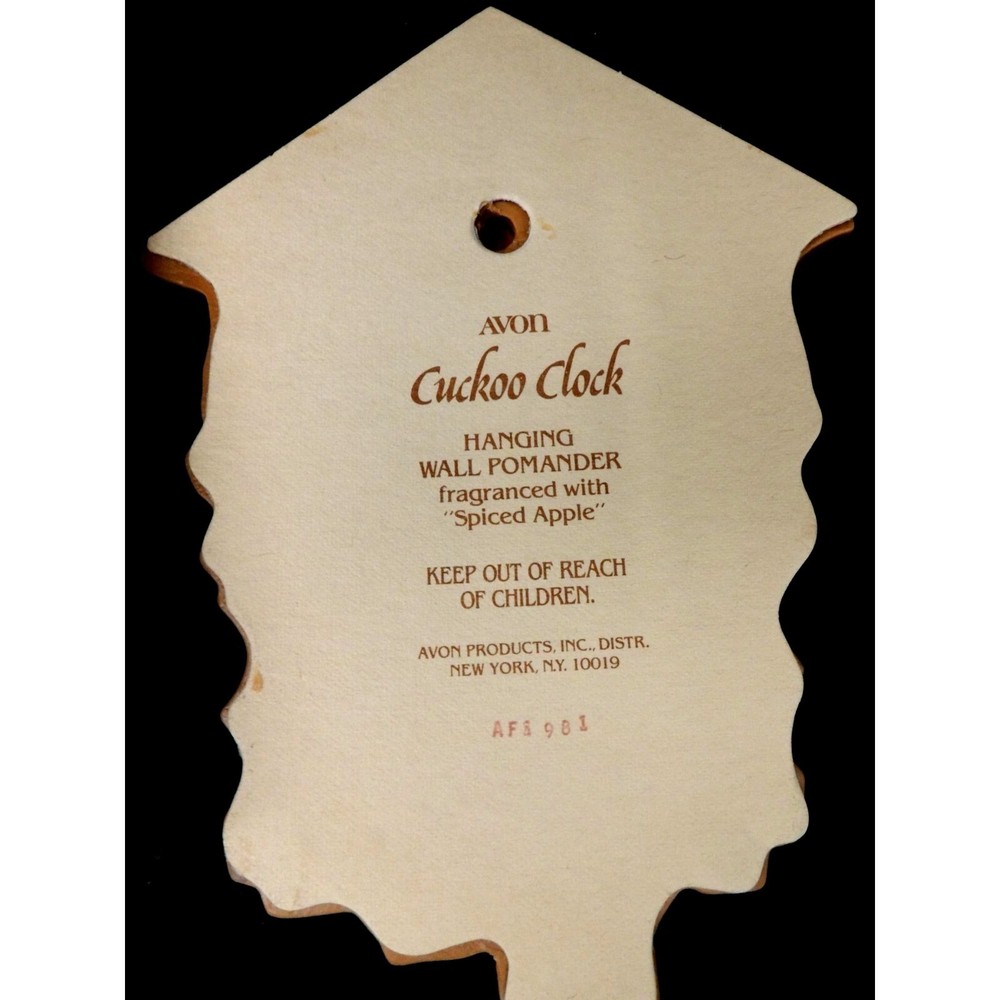 Avon Cuckoo Clock Hanging Wall Pomander