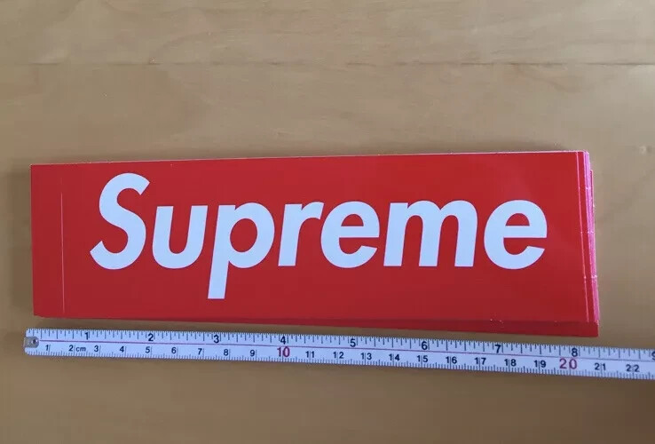 Supreme Box Logo Sticker Red Authentic Brand New Free Shipping Ships Same Day ✉️