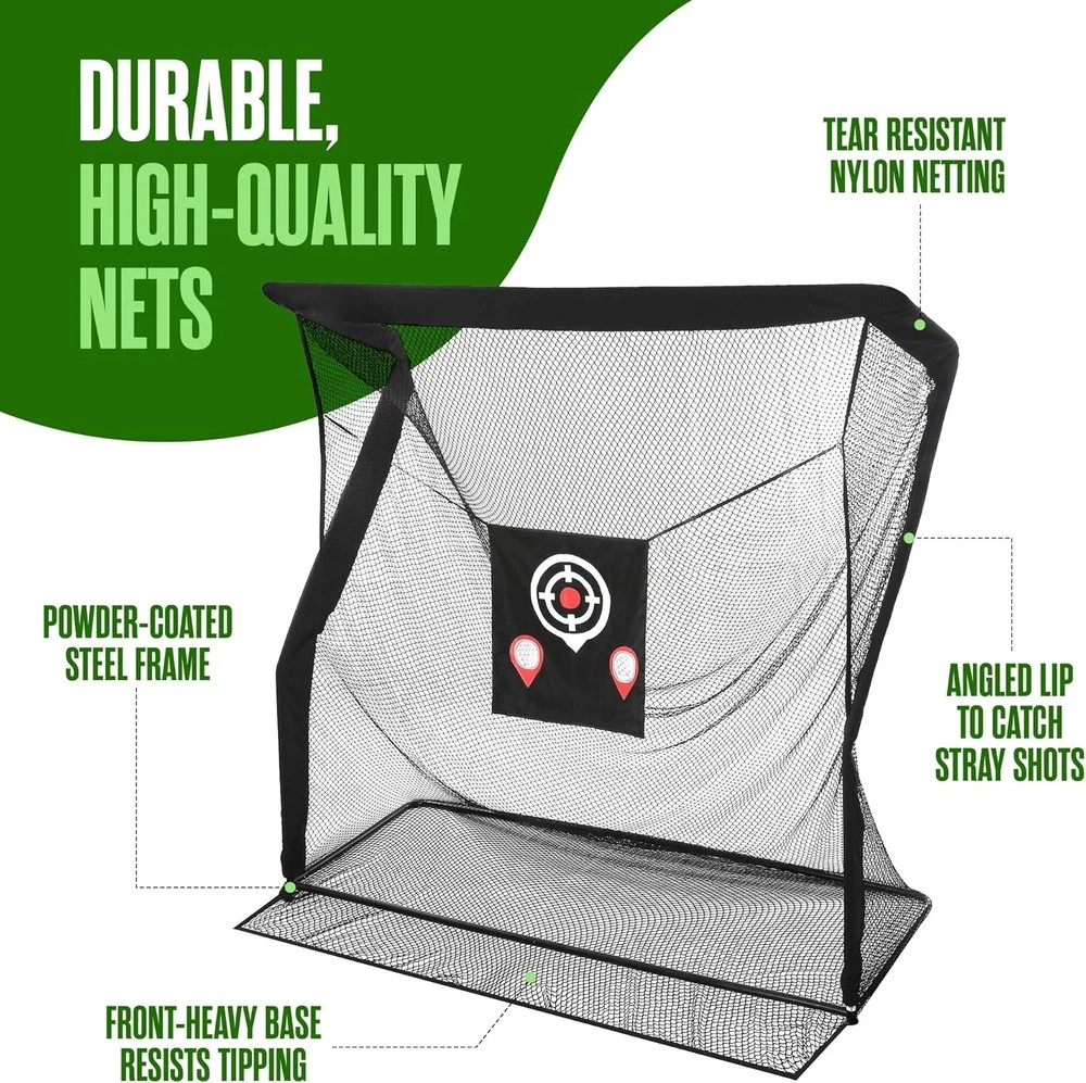 Golf Simulator Net, Net Return, for Garage, Hitting, Backyard, Driving, Indoor/O