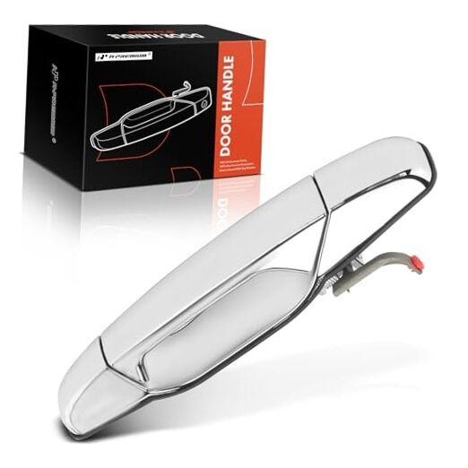 - Front Passenger Side Exterior Door Handle - Compatible Front Right Chrome