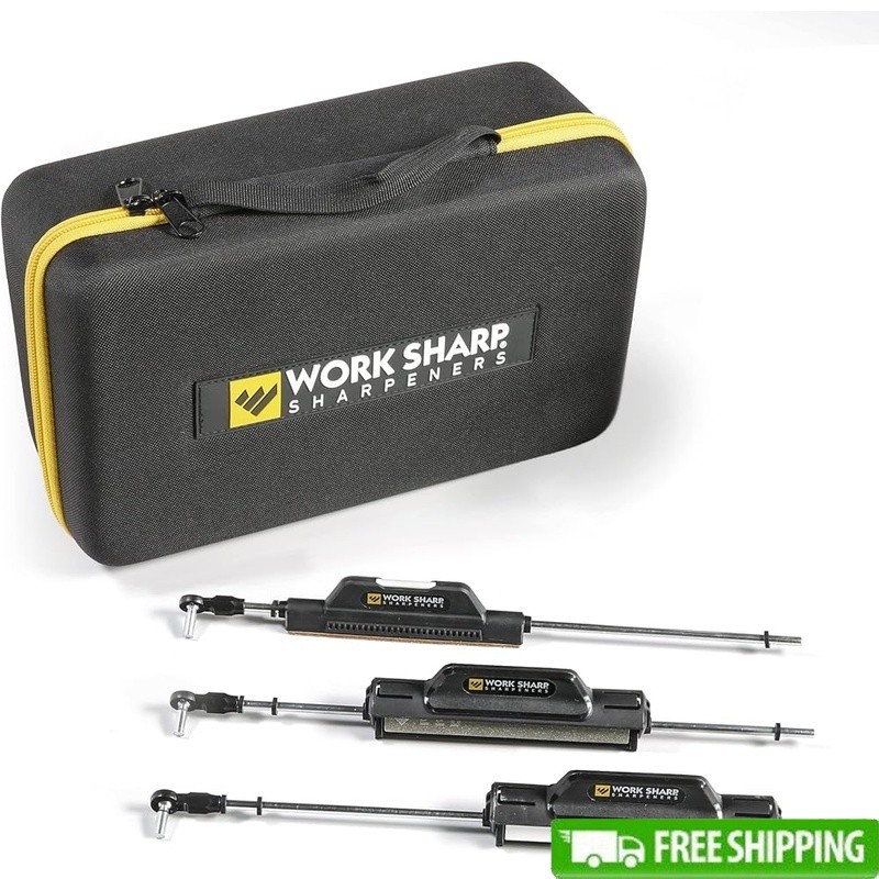 Upgrade Kit Precision Knife Sharpener 7 Abrasives Serrated Sharpening Case New