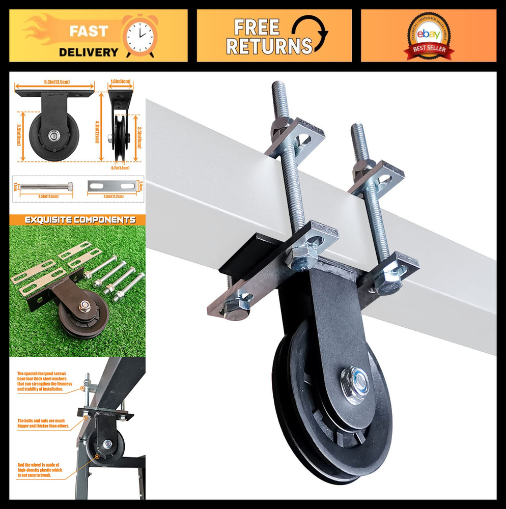 LAT Pulldown Machine Attachment - Dual Pulley System for Home Gym Power Rack