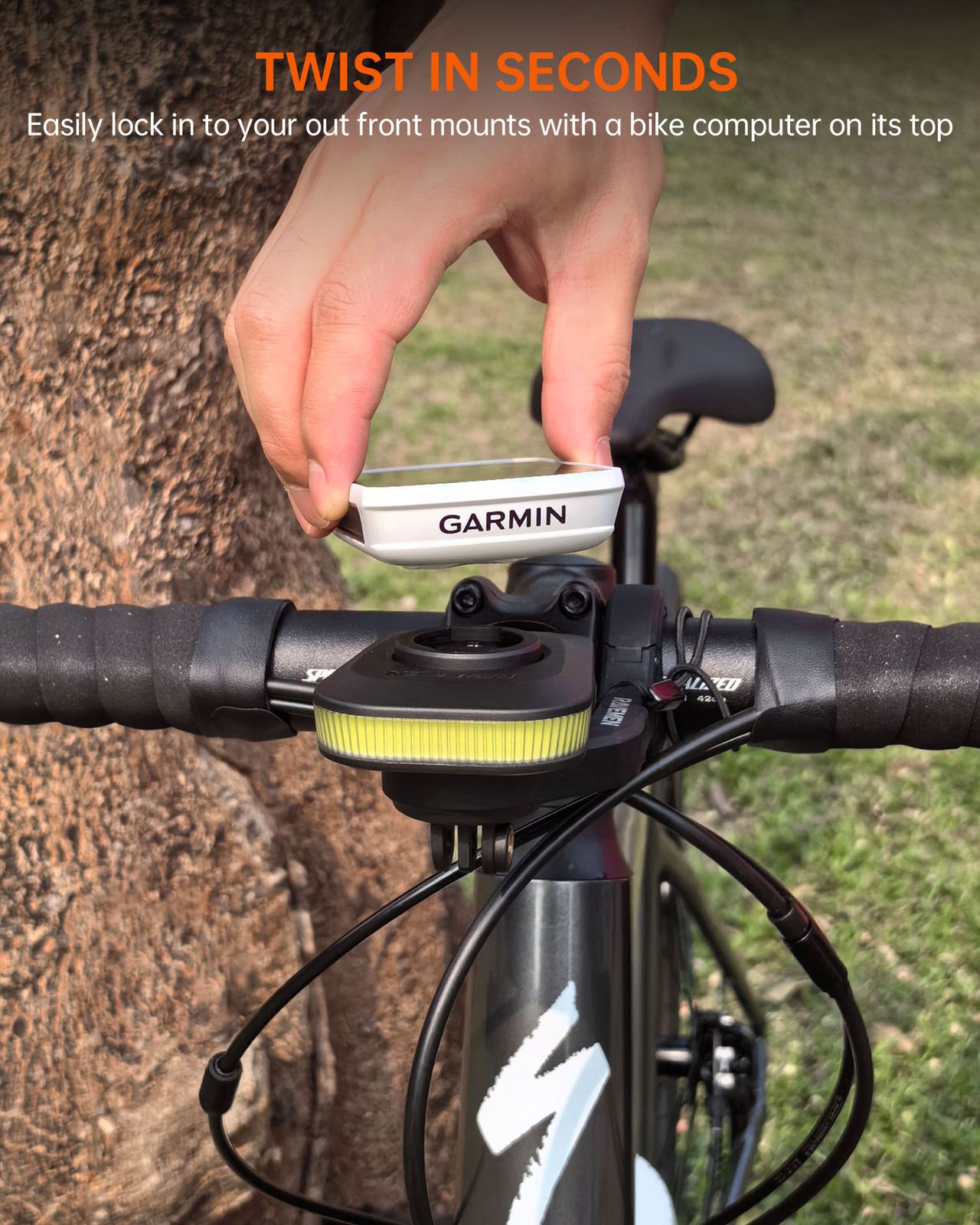 RAVEMEN FR300 for Garmin Wahoo Bicycle Head Light Bike Front Flashing Lighting