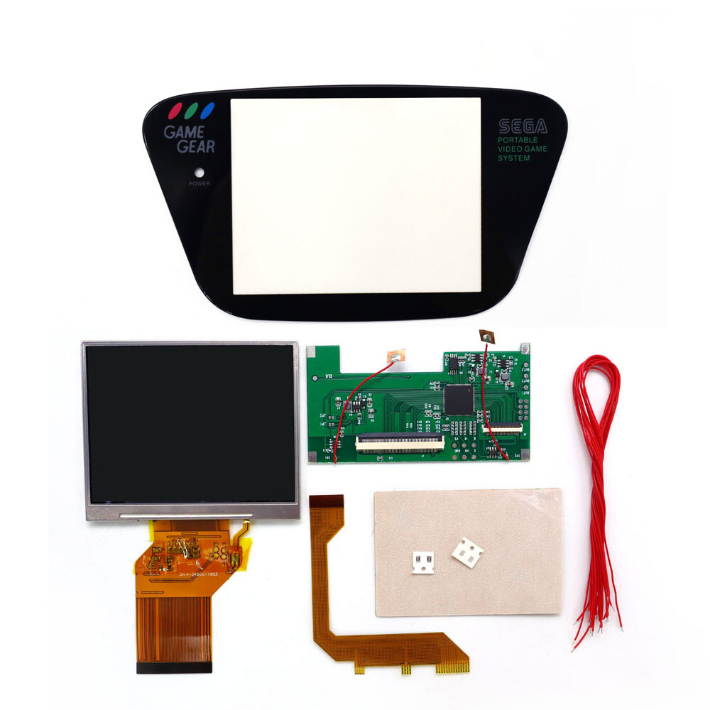 Touch Version Backlight High Light Brightness LCD Screen Kit For SEGA Game Gear