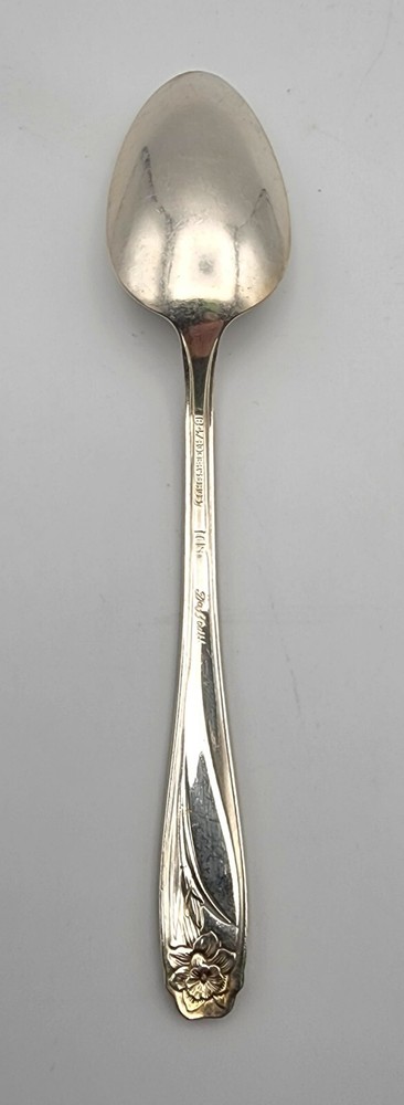 1847 Rogers Bros Daffodil Pattern Tea Spoon Silverware Flatware