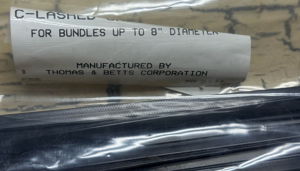Thomas Betts Y-RAP C-lashed Cable Supports 540-42272 50pc Size 27.5" 8" Bundle