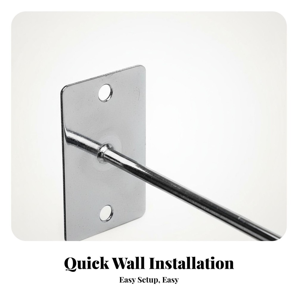Wall-Mounted Hat Rack Solid Carbon Steel Wall Mounted Hat Rack Screws Included