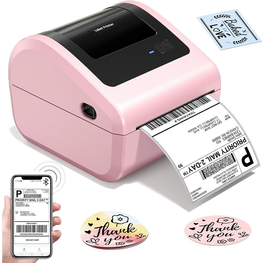 Phomemo 4x6 Wireless Shipping Label Printer Thermal Label Printer for USPS FedEx