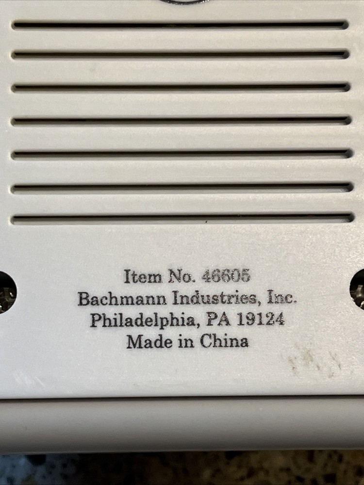 Bachmann Train Power Adapter #46605 Plug In Class 2 Transformer
